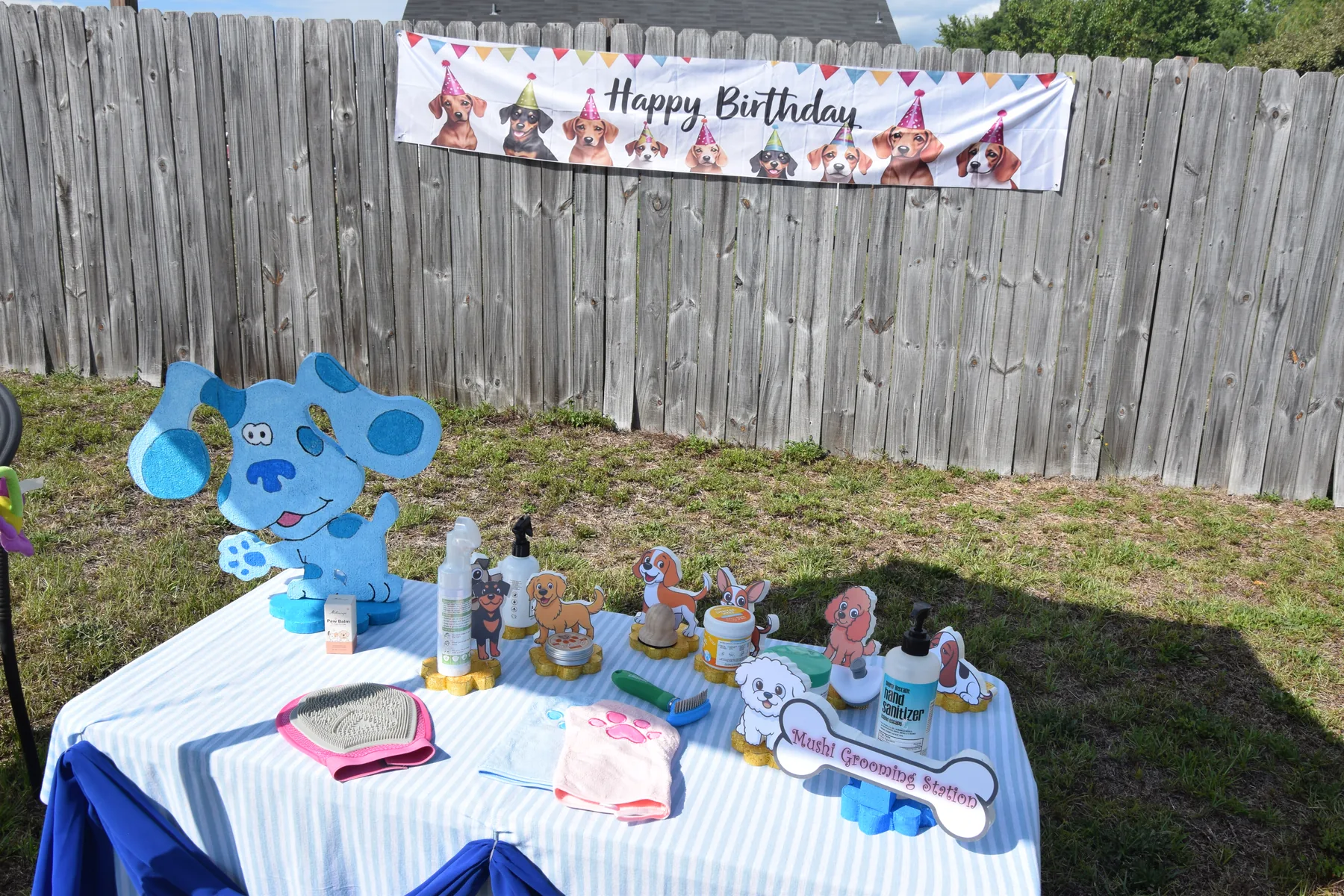 Birthday celebration table